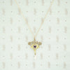 Amethyst and Pearl Acanthus Leaf Pendant