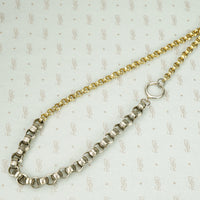 The Chunky Two Tone Rolo Necklace
