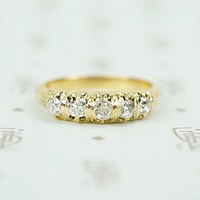 Victorian Chunky Cupcake Diamond Band