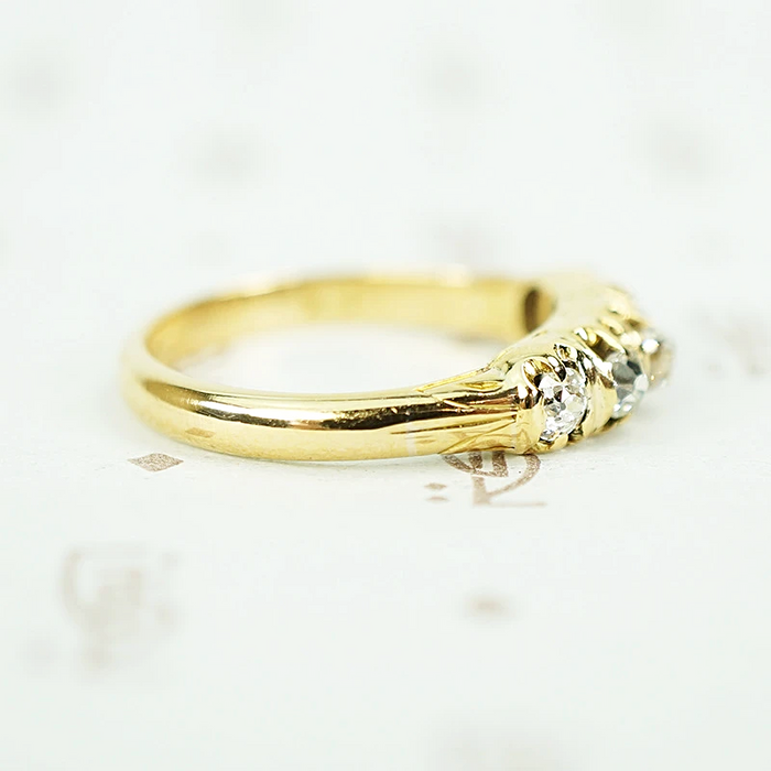 Victorian Chunky Cupcake Diamond Band