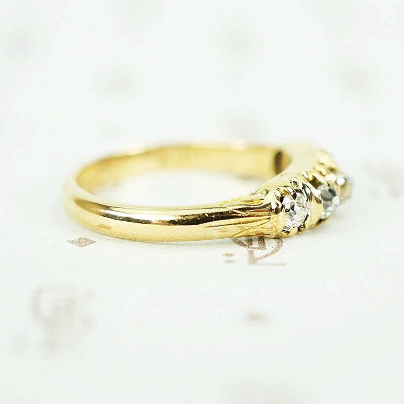 Victorian Chunky Cupcake Diamond Band