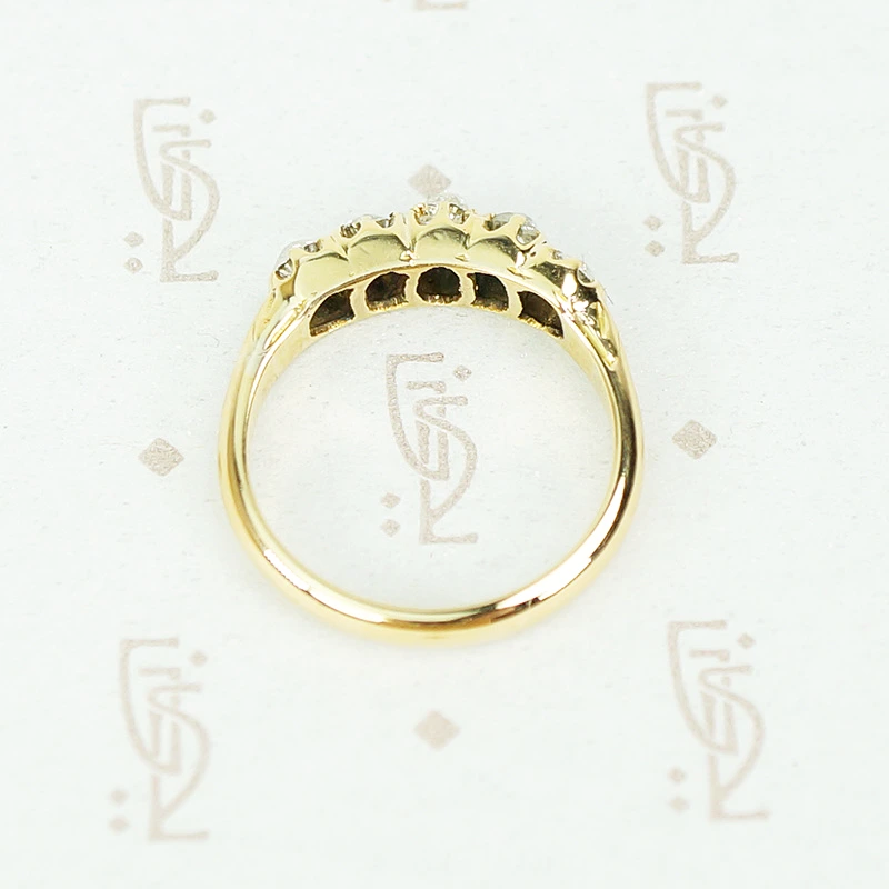 Victorian Chunky Cupcake Diamond Band