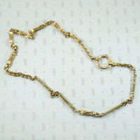 Double Fancy Long Link Bolt Ring and Hook Chain by AI