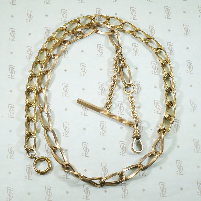 Unique Beauty Twisted Curb Fob Chain by AI
