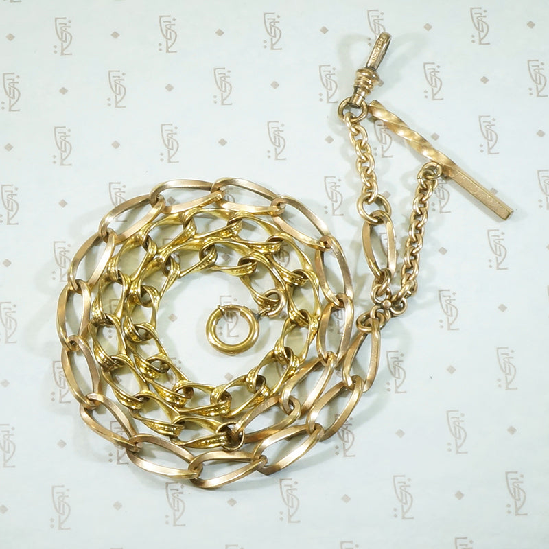 Unique Beauty Twisted Curb Fob Chain by AI
