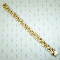 Chunky Vintage 14k Gold Bracelet