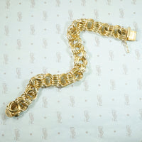 Chunky Vintage 14k Gold Bracelet