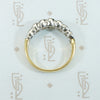 Luxurious Platinum Diamond 18k Gold Band