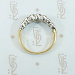 Luxurious Platinum Diamond 18k Gold Band