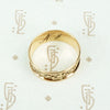 1860's Gold Wide Fancy Band