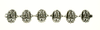 Cini Sterling Silver Bracelet mid century Gothic Revival
