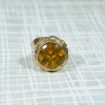 19th Century Fancy Fob with Citrine-Colored Glass