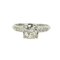 Vintage 1940's Diamond engagement Ring in 14k