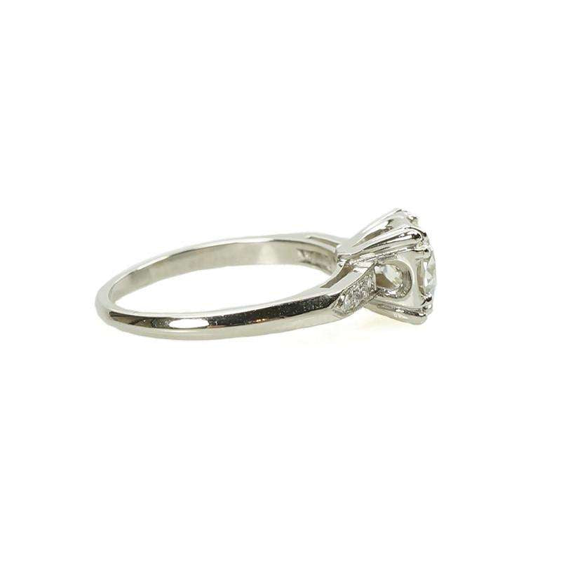 Vintage 1940's Diamond engagement Ring in 14k