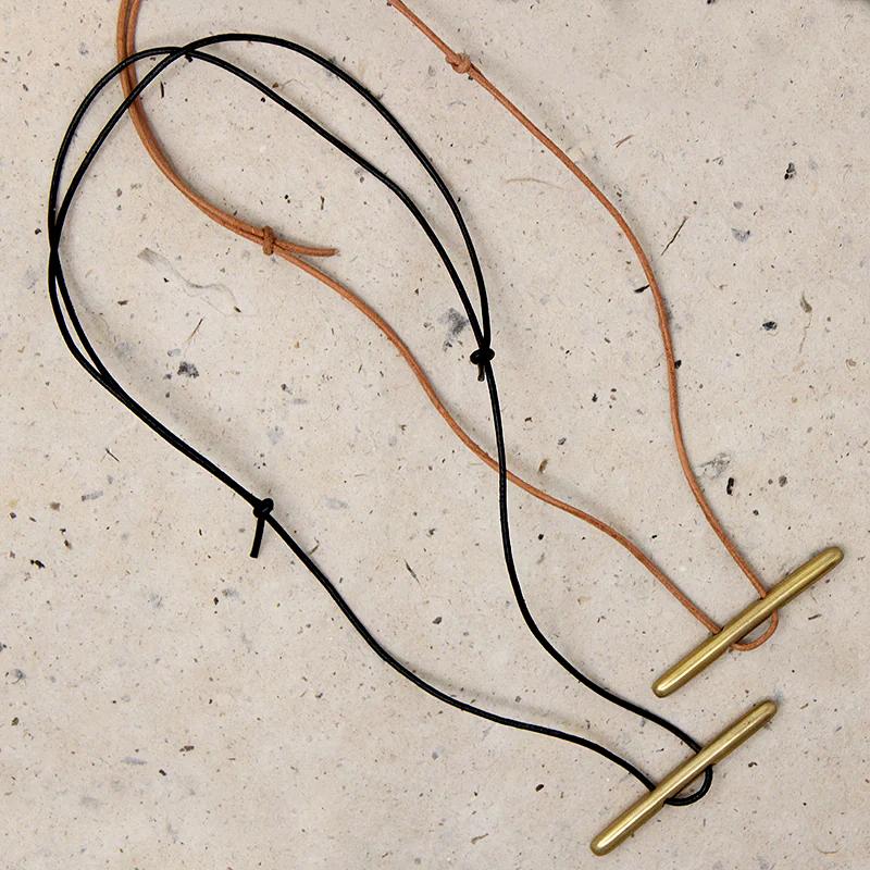 Local Artist Bronze Cleat Necklace 