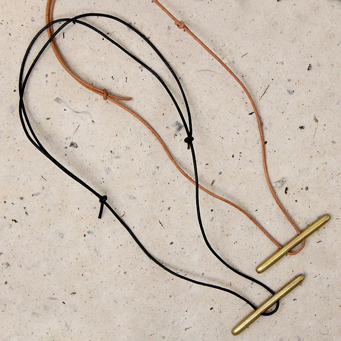 Local Artist Bronze Cleat Necklace 