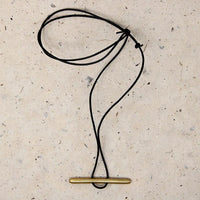 Local Artist Bronze Cleat Necklace 