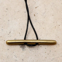 Local Artist Bronze Cleat Necklace 