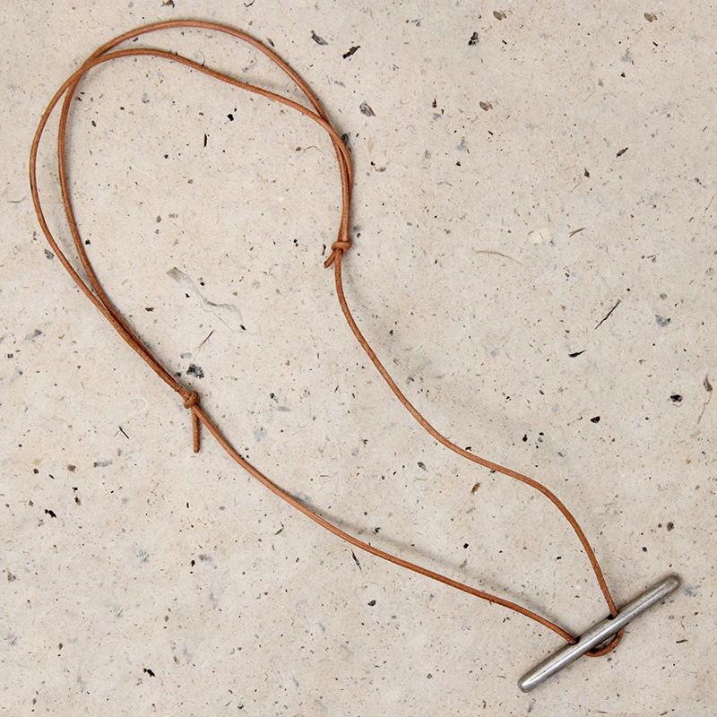 The Sterling Silver Cleat Necklace from Base Modern