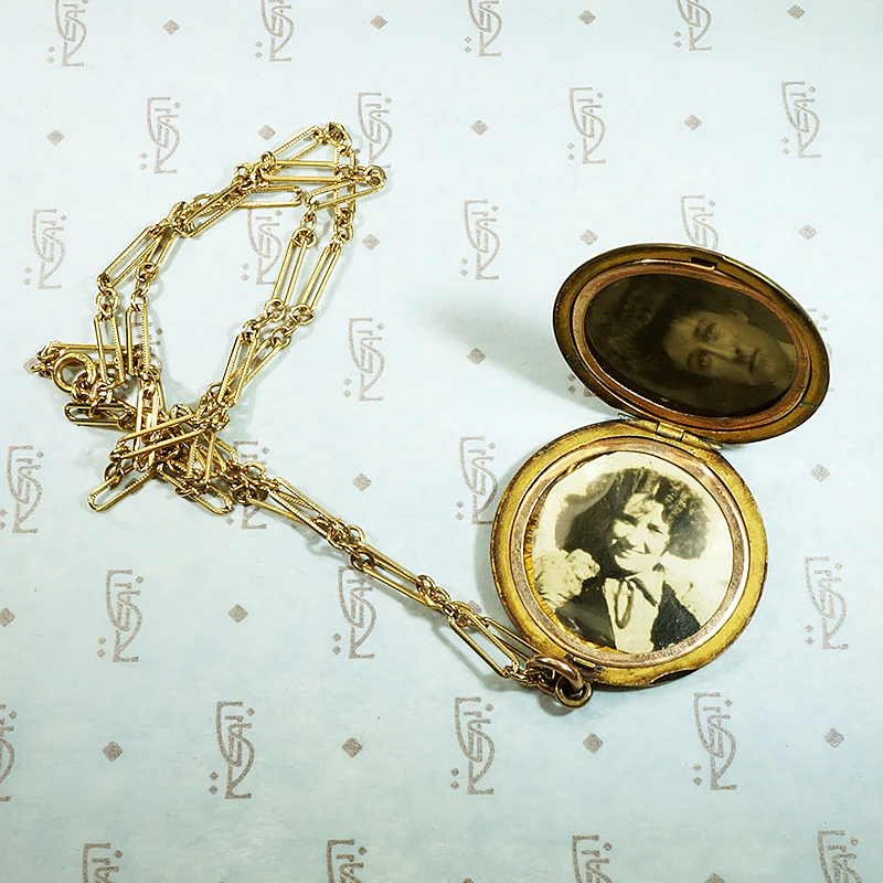 Antique Rooster Locket