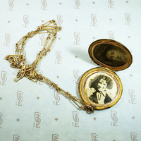 Antique Rooster Locket
