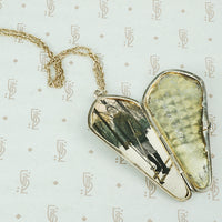 Vintage Sterling Silver Coffin Shaped Locket