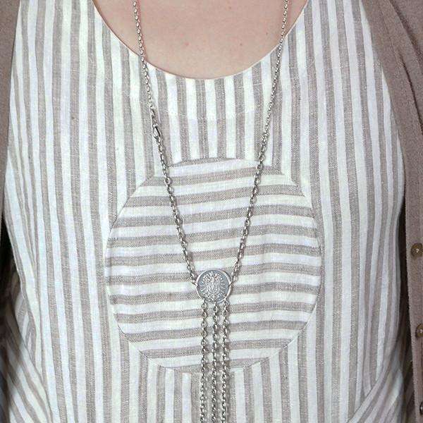 Bohemian Chains of Silver Necklace