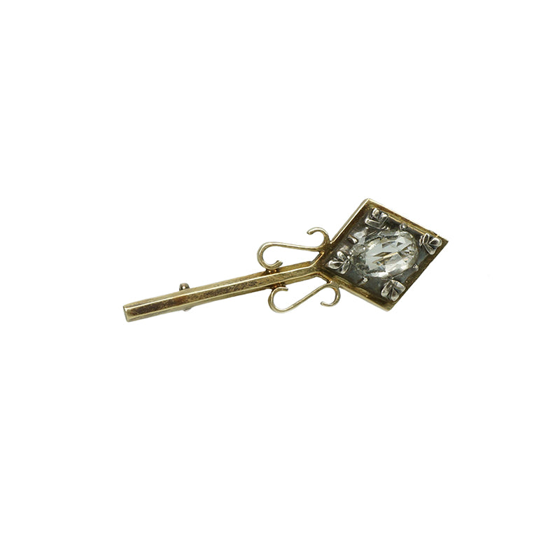 Tiny Georgian Comet Brooch