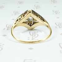 Lovely Rose Cut Diamond Edwardian Ring