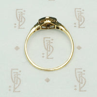 The Compass Rose Vintage Diamond Ring