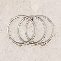 Confetti Dot Stacking Rings in Sterling from Favor