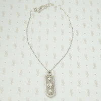 Brilliant 1920's Filigree Convertible Necklace Brooch