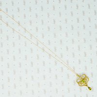 Edwardian Convertible Peridot and Pearl Pendant Pin