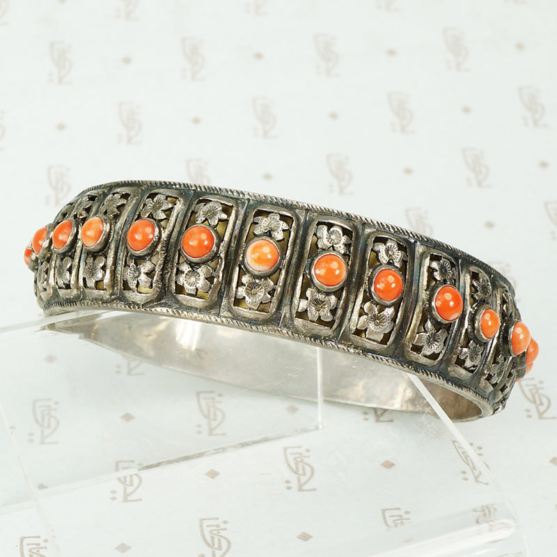 Exquisite Chinese Silver Bangle