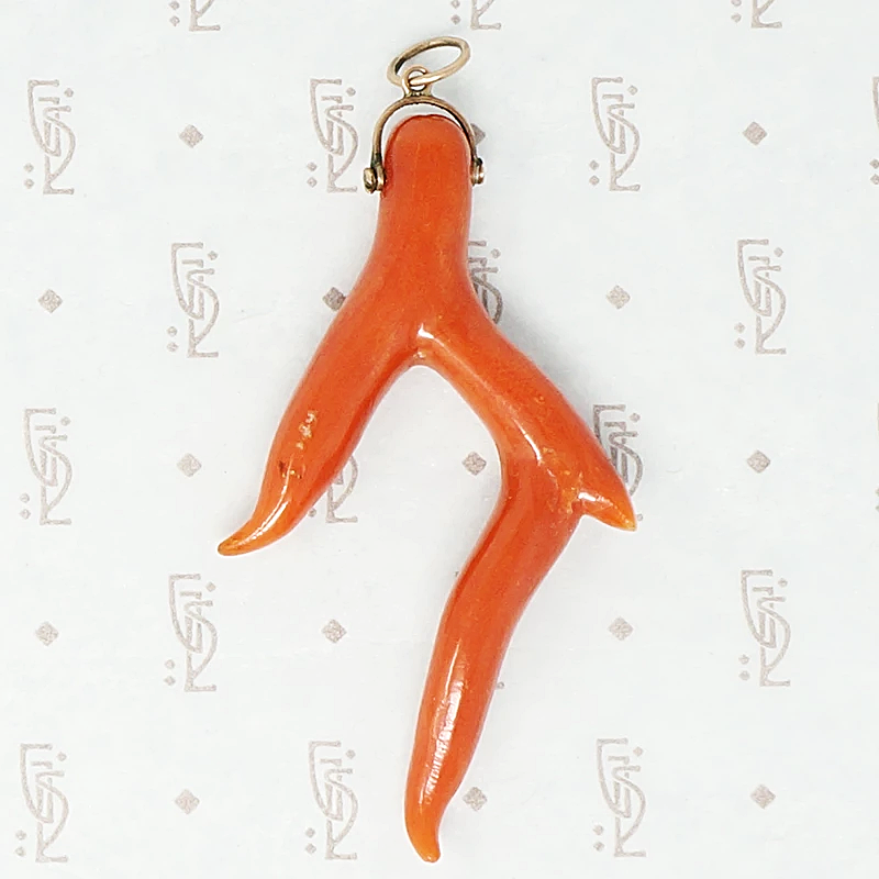 natural antique coral branch