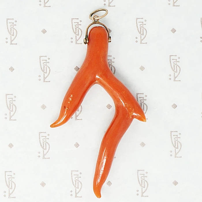 natural antique coral branch