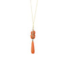 Victorian Coral Drop Necklace