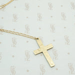 Vintage 14k Gold Cross Dated 1947