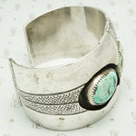 Vintage Cuff Bracelet Shadow Set with Turquoise