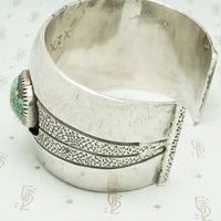Vintage Cuff Bracelet Shadow Set with Turquoise
