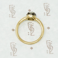Old Mine Cushion Solitaire Engagement Ring