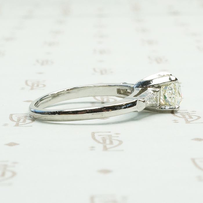 Stunning Yellow Cushion Cut Diamond Engagement Ring
