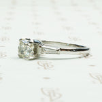 Stunning Yellow Cushion Cut Diamond Engagement Ring