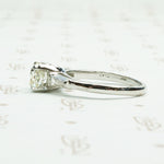 Stunning Yellow Cushion Cut Diamond Engagement Ring