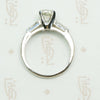 Stunning Yellow Cushion Cut Diamond Engagement Ring