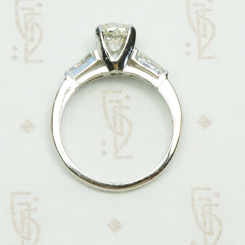 Stunning Yellow Cushion Cut Diamond Engagement Ring