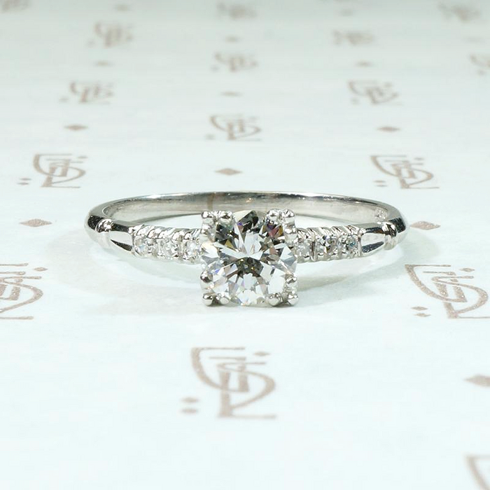 Exceptional Diamond Engagement Ring by Woods