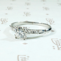 Exceptional Diamond Engagement Ring by Woods