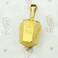 French 18k Gold Daisy Spinner