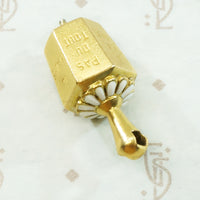 French 18k Gold Daisy Spinner